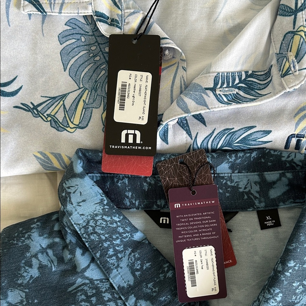 Two for 1 : Travis Mathew Featherlight Polo XL *bundle*